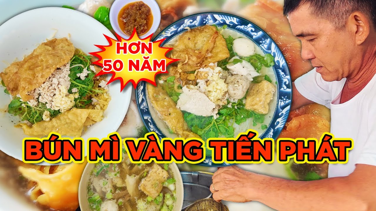 20NĂM BÚN MÌ VÀNG TÔM CHIÊN CHỢ THIẾC Q11! MÌ KHÔ HOÀNHTHÁNH KHOAIMÔN GIÒNRỤM,THÁCLÁC DAI GIÒN!NGON!