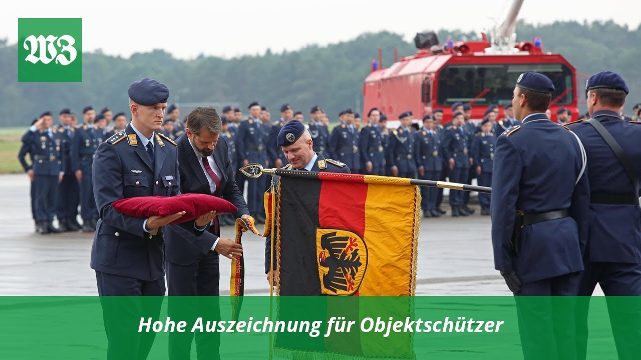 Hohe Auszeichnung für Objektschutzregiment der Luftwaffe 