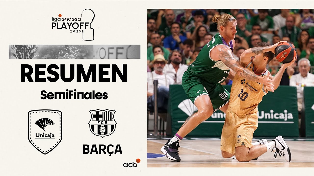 Unicaja - Barça (79-90) RESUMEN | Playoff Liga Endesa 2023