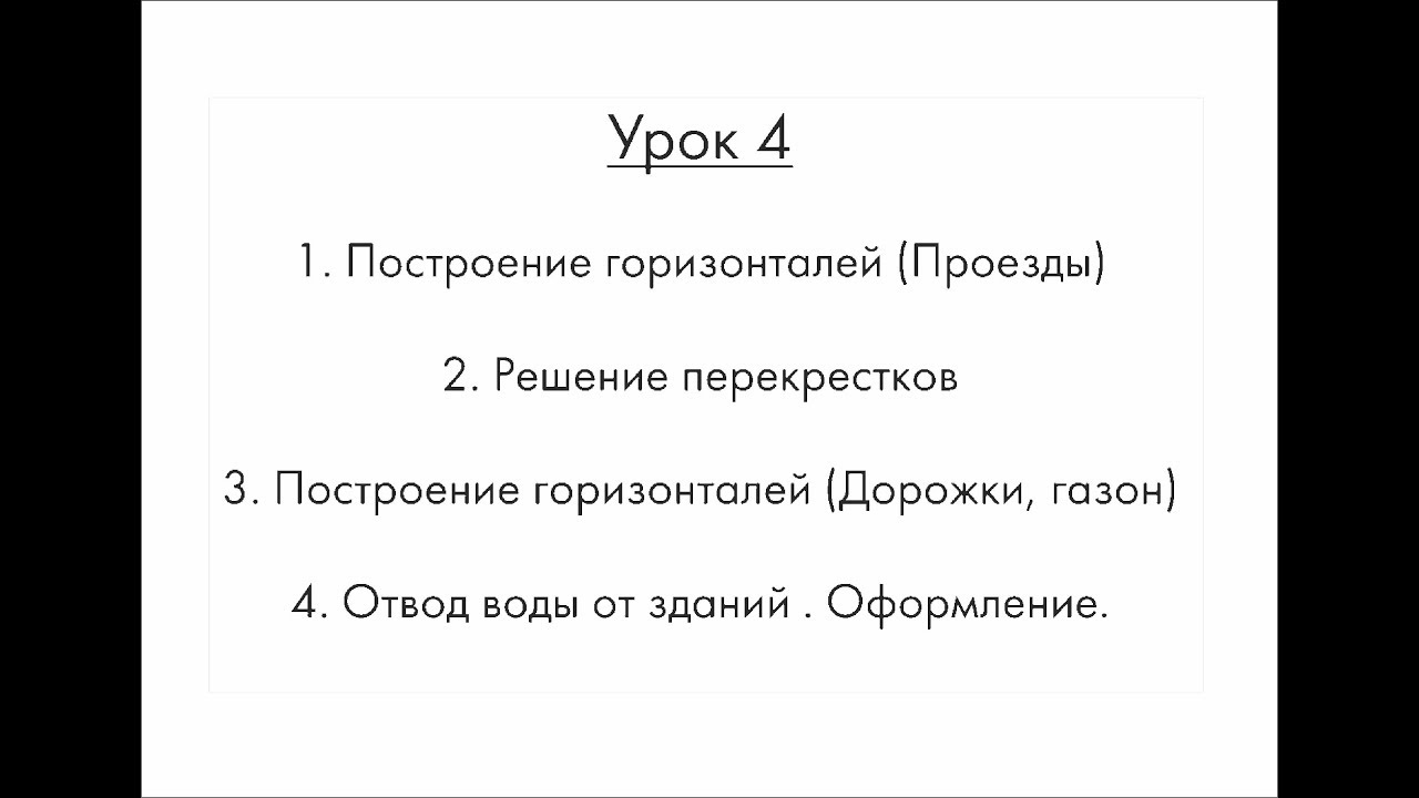 2 лист План организации рельефа часть 3 РГР практика