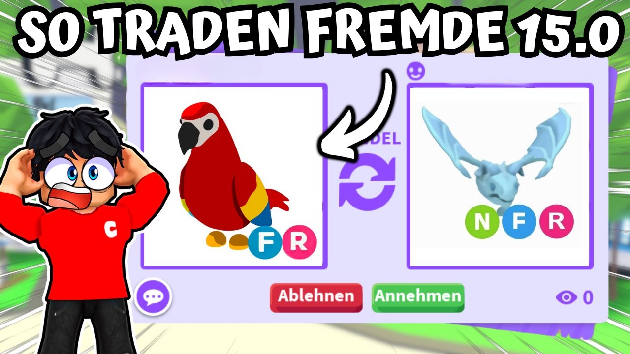 WIR BEWERTEN TRADES VON FREMDEN in ADOPT ME! (Teil 15) So tradet ihr!? | Roblox Deutsch