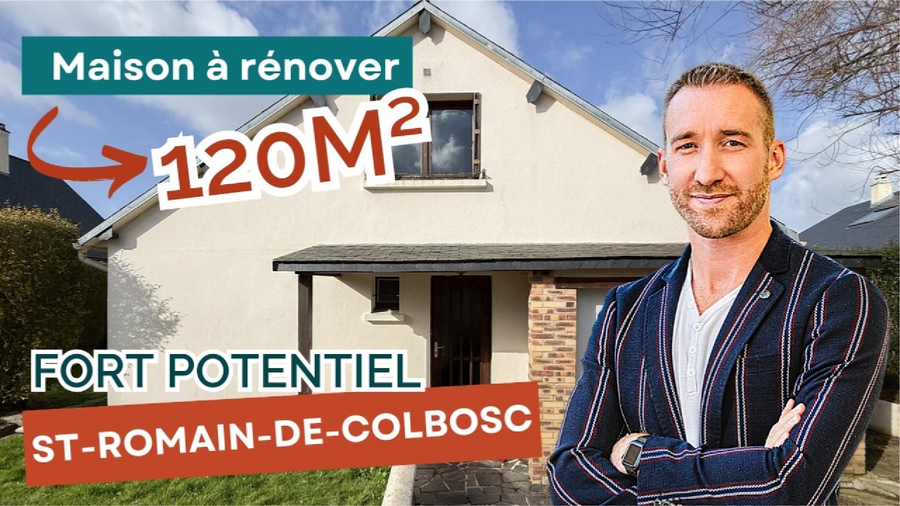 A VENDRE - Saint-Romain - Maison à rénover 4 chambres au calme