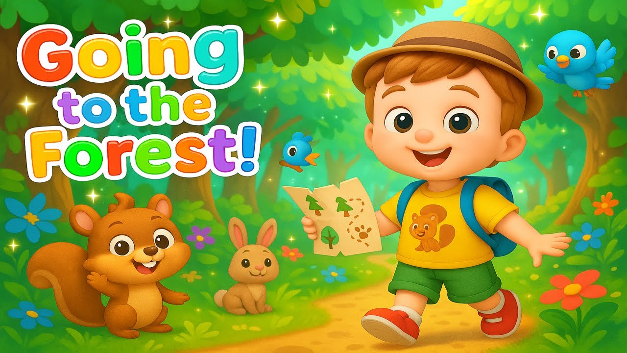 Going to the Forest | Fun Nature Adventure Song for Kids | Original Rhyme (Loop)