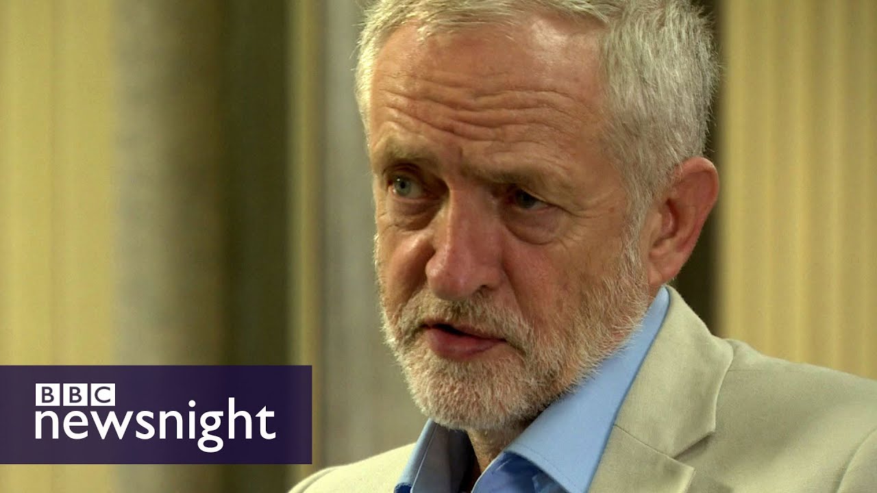 Jeremy Corbyn on the Labour leadership race - BBC Newsnight