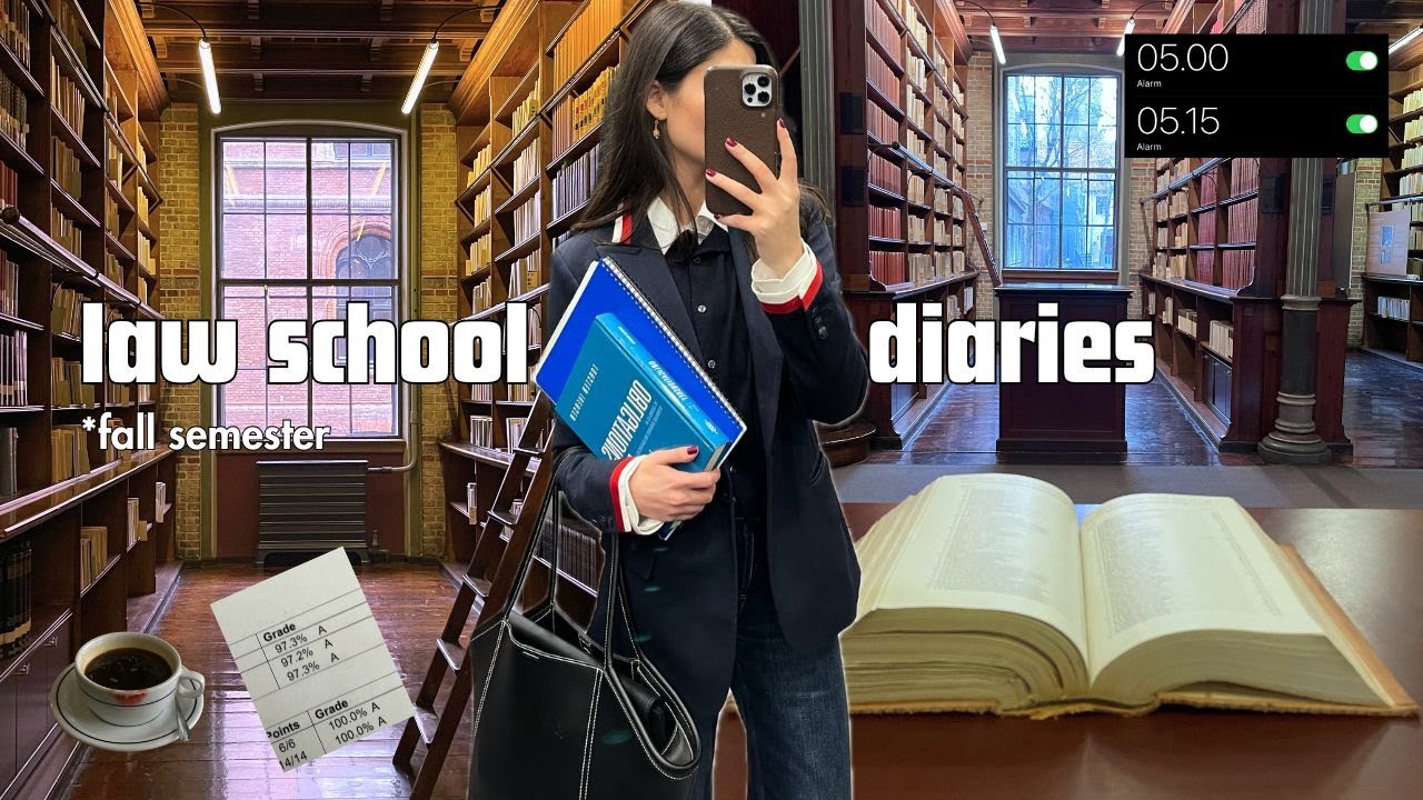 5am law school morning routine 📚 productive week, studying, going to the gym, assignments, lectures