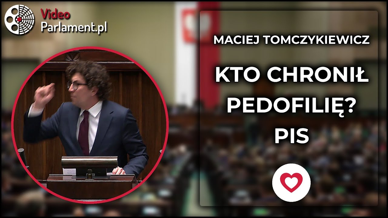 Maciej Tomczykiewicz - Ochrona pedofilii? Ostra krytyka rząd&oacute;w PiS