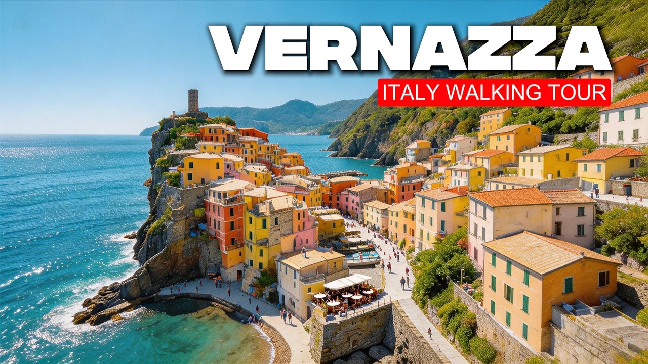 Small town, BIG beauty | Vernazza, Italy walking tour 4K 60 FPS