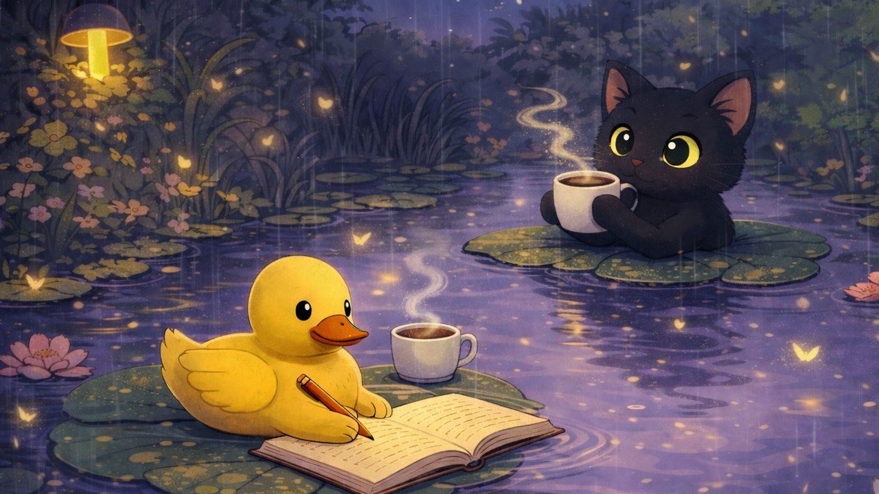 Even If It’s Slow, Keep Moving Forward ☔ You’re Not Alone | Rainy Lo-Fi Jazz for Study & Focus