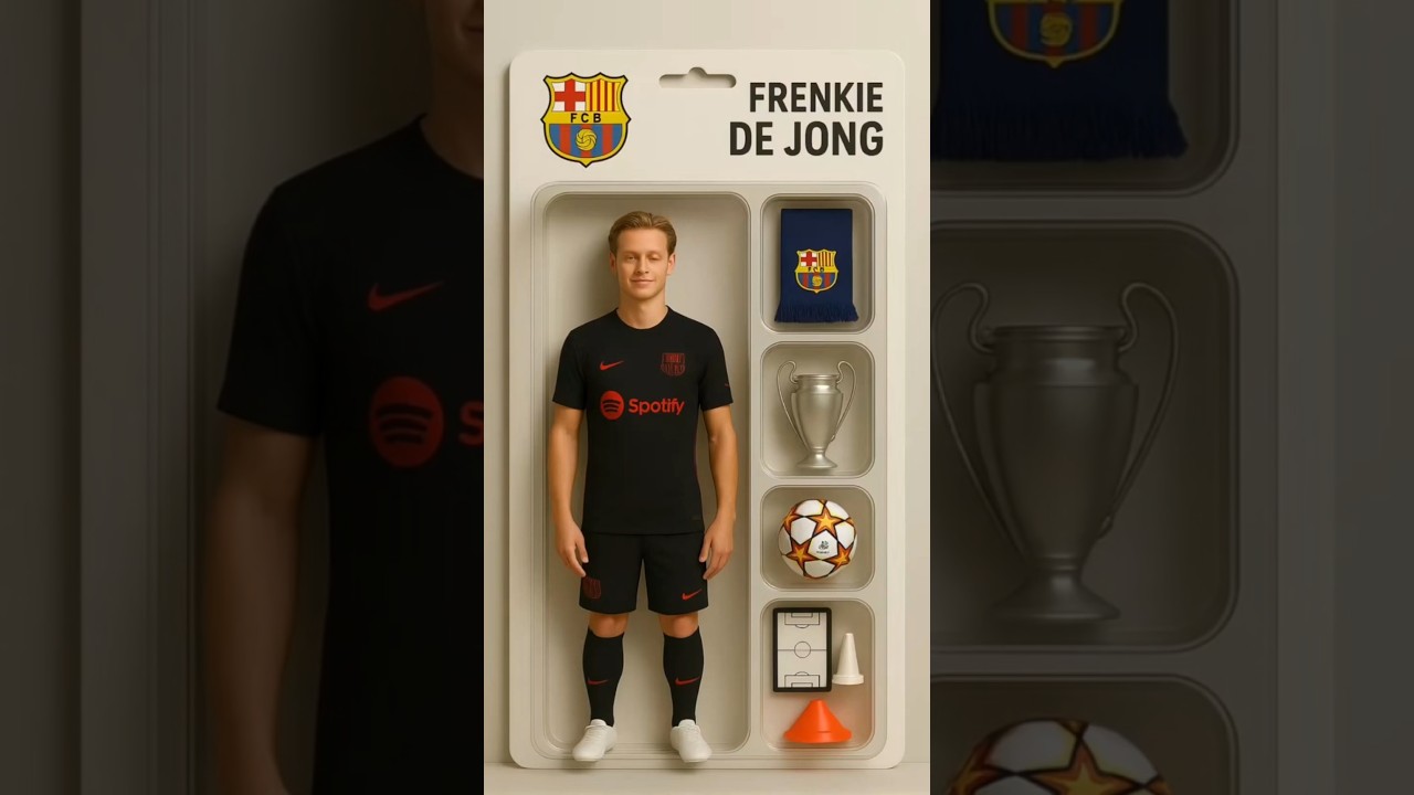 "Frenkie de Jong version figurine pour ce choc Inter vs Barça !