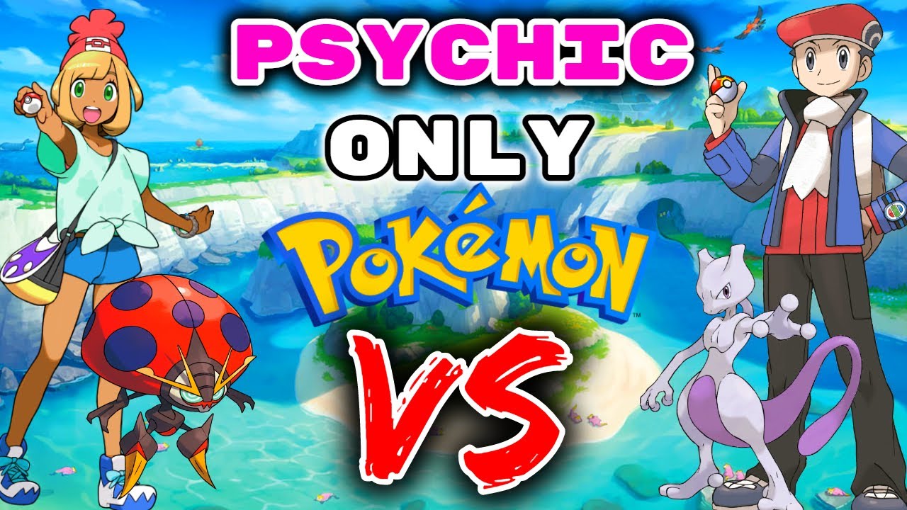 We Can Only Catch RANDOM PSYCHIC Type Pokemon...Then we FIGHT! Pokemon Sword