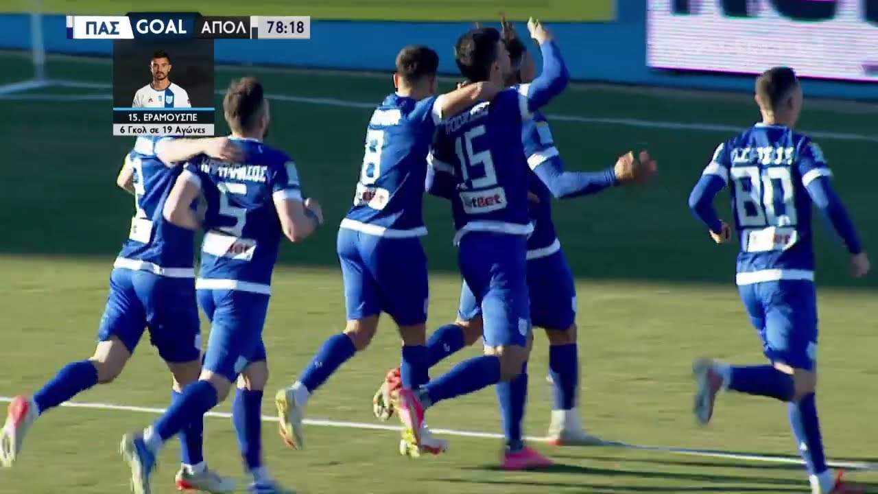 ΠΑΣ Γιάννινα – Απόλλων Σμύρνης: 2-0  (MD20, 30/1/2022)