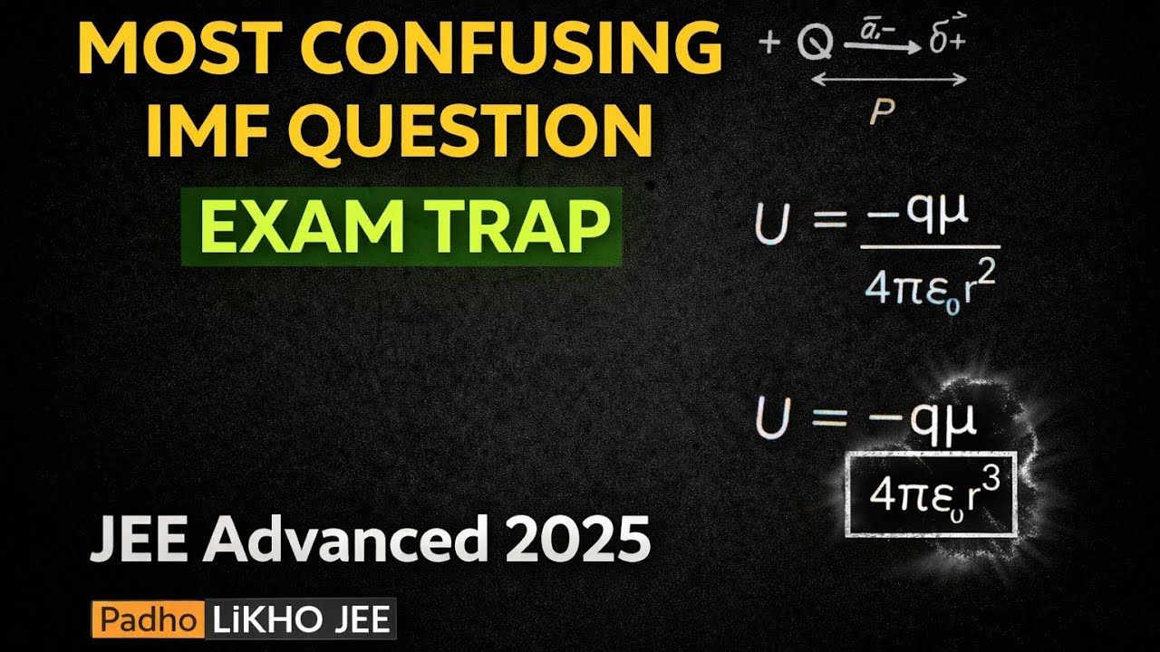 MOST CONFUSING Intermolecular Forces Question | JEE Advanced 2025