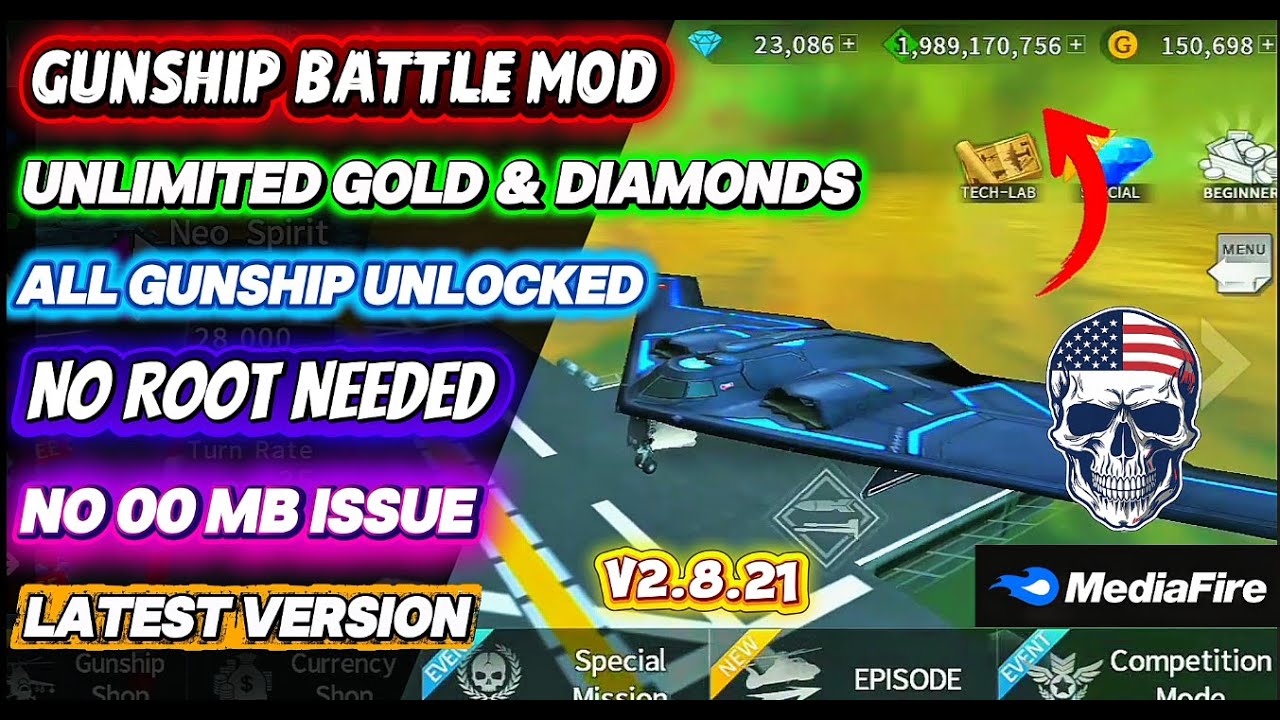Gunship Battle Mod APK (2026) | Unlimited Gold & Diamonds | All Gunship Unlocked | Latest Version