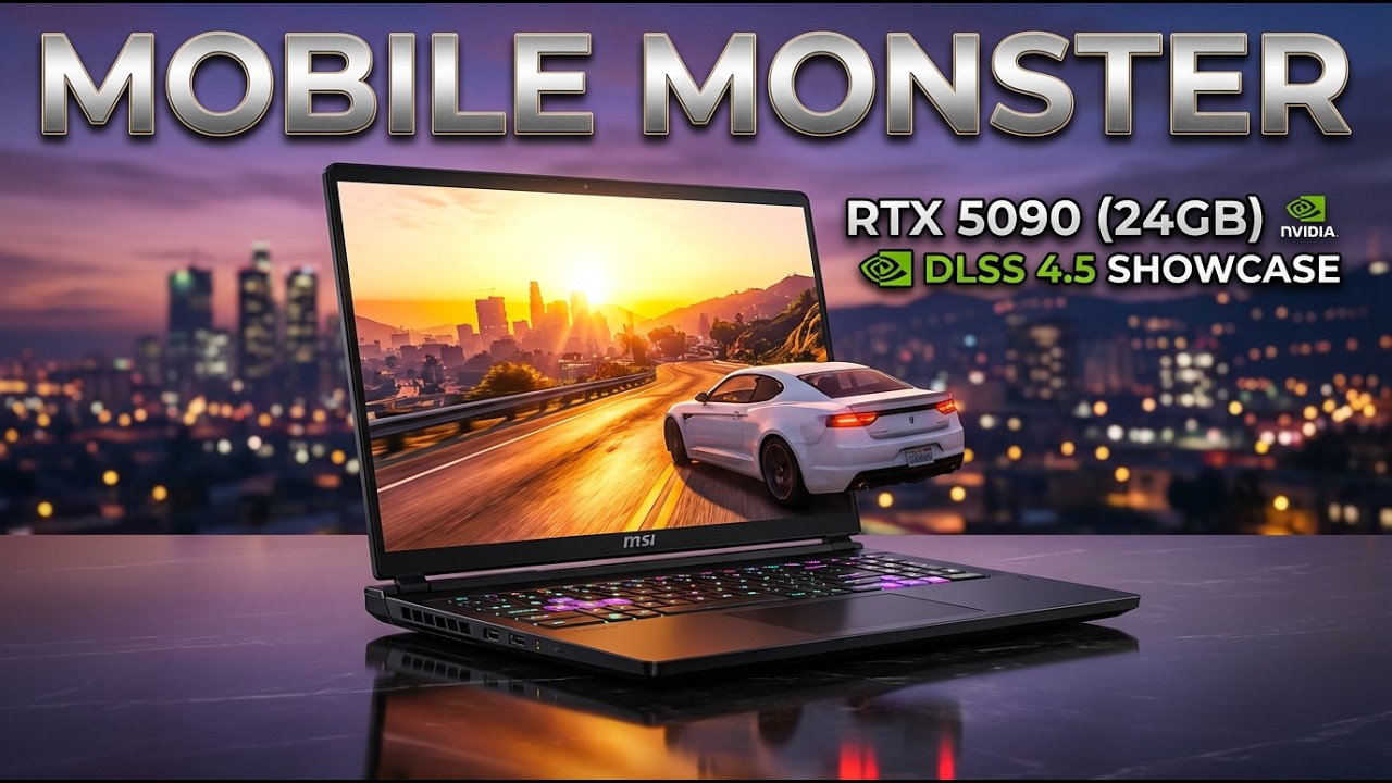RTX 5090 Laptop vs GTA 5 Enhanced Ultra 4K | DLSS 4.5 на пределе?