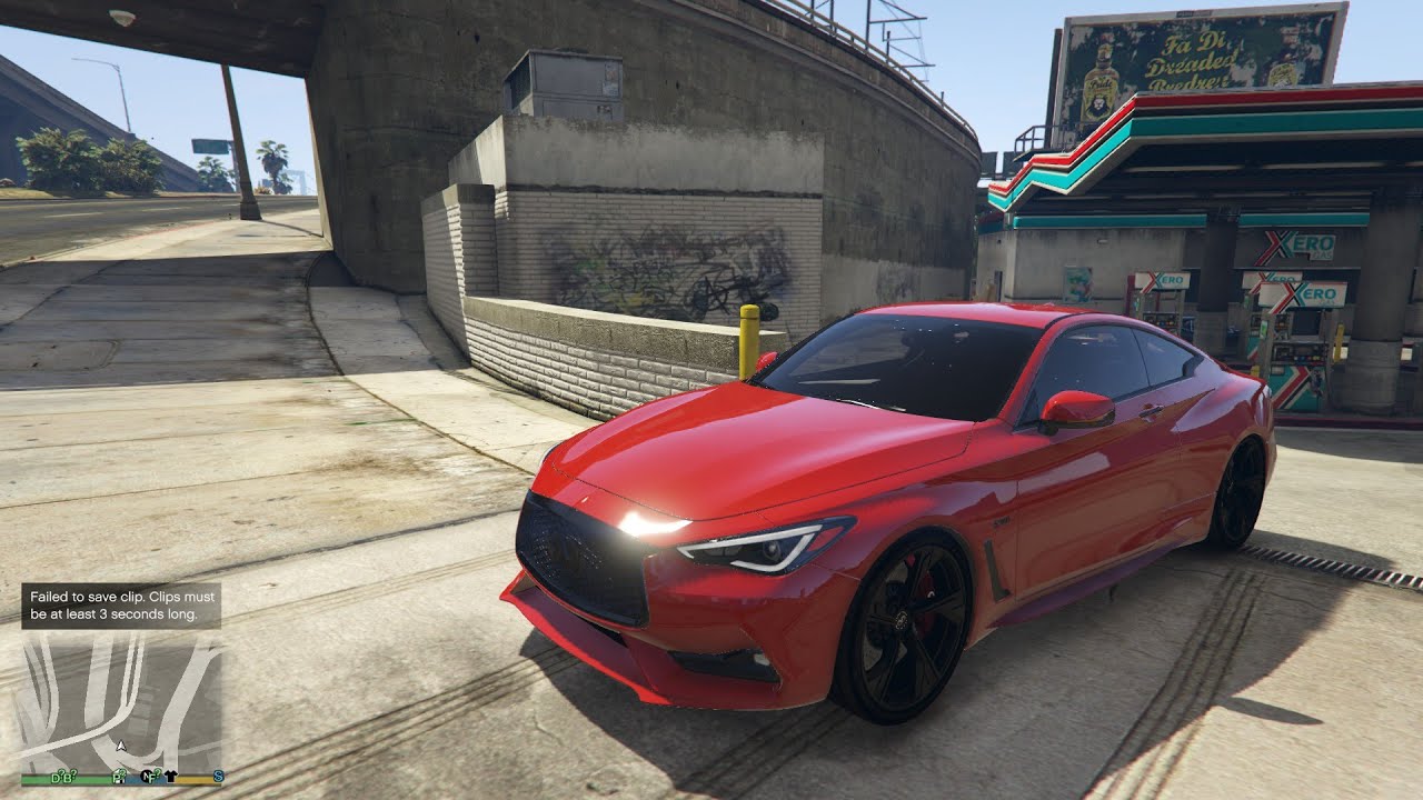 Gta5 infiniti Q60 red sport 400 2022 pov drive
