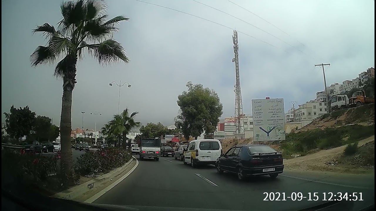 الطريق بين أكادير و الصويرة مقطع أكادير إيمي ودار Driving Agadir to Imi ouaddar
