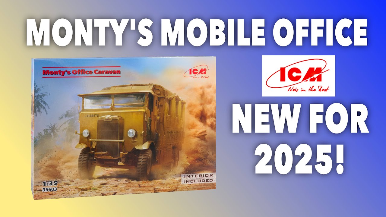 ICM MONTY'S MOBILE OFFICE 1/35 - what's in the box?