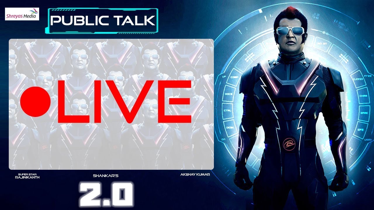 ROBO 2Point0 Morning Show Public Talk Live  || #ROBO2PointOReview | Rajinikanth