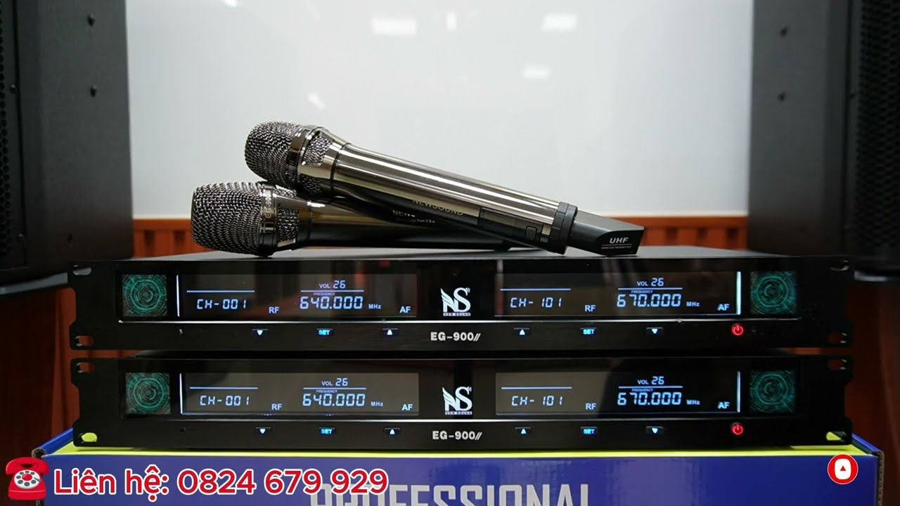 Micro không dây cao cấp NS EG-900ll Hát quá hay/Mic sự kiện đáng xem nhất hôm nay
