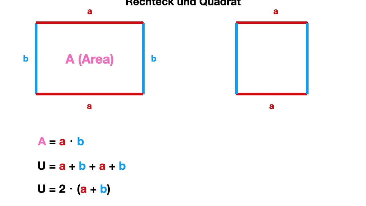 1. Rechteck und Quadrat