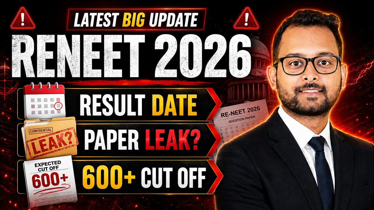 🚨 RE-NEET 2026 Paper Leak? | Result Date Announced | Cut-off 600+