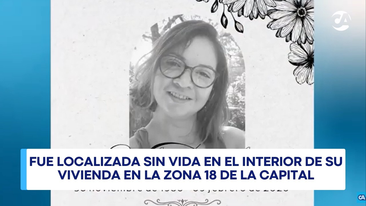 Investigan muerte de maestra y bailarina guatemalteca Edith Pacheco