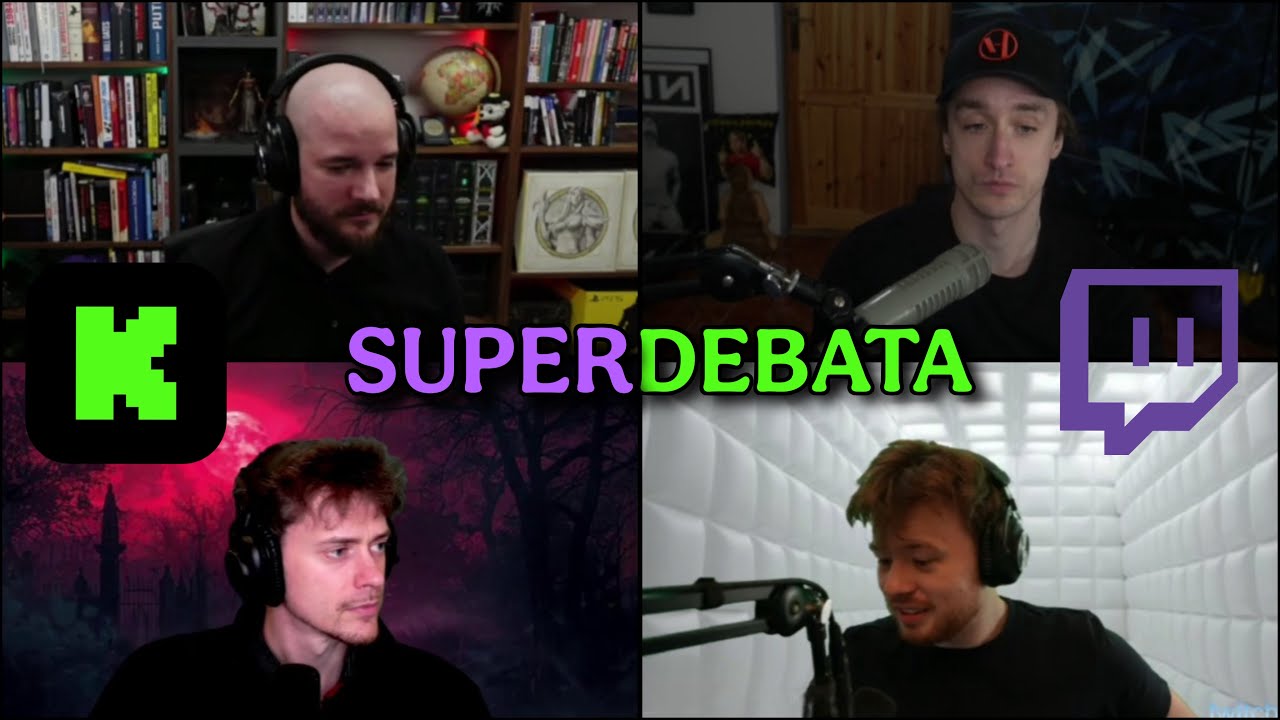 SUPERDEBATA Kick vs Twitch + Golf | Czechcloud, Herdyn, Haiset