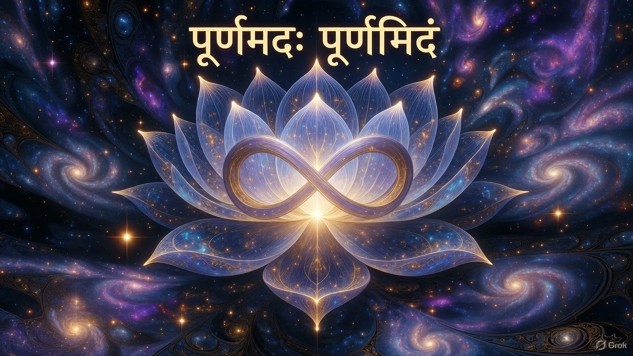 पूर्णमदः पूर्णमिदं Purnamadah Purnamidam - nothing is added, nothing is lost - सब कुछ perfect है