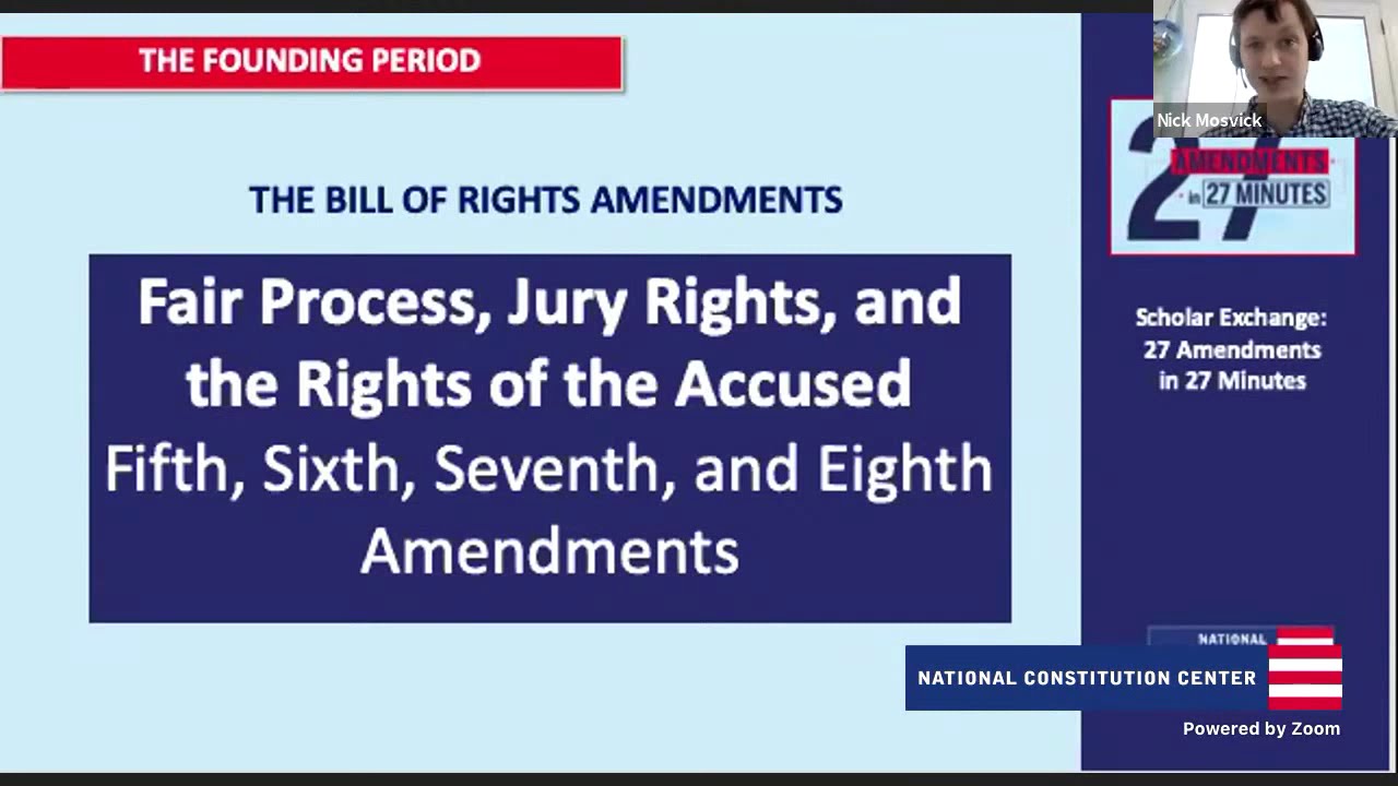 Amendment Review – 27 Amendments in 27 Minutes … Plus a Few More (High School/College Level)