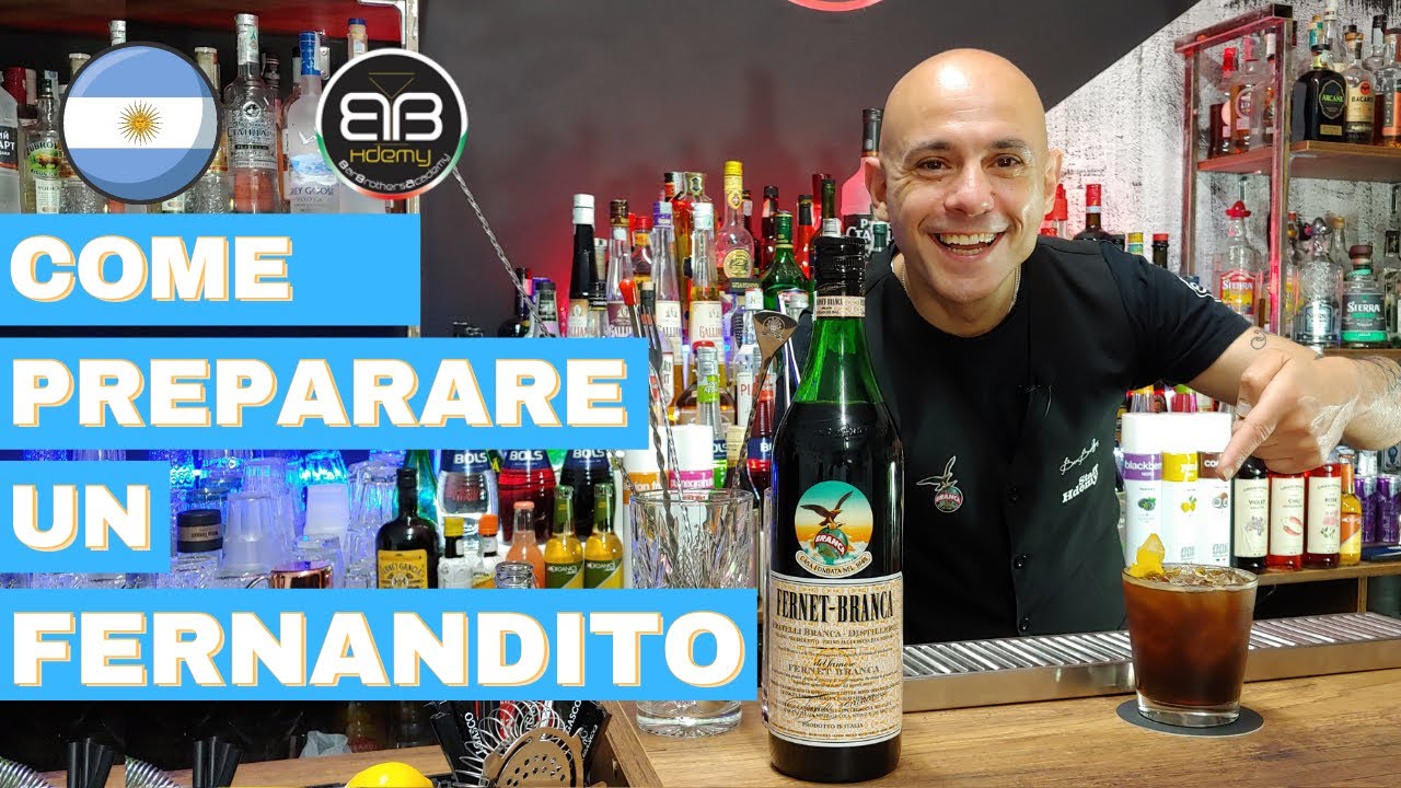 Come preparare un Fernandito cocktail iba, Fernet Branca e CocaCola