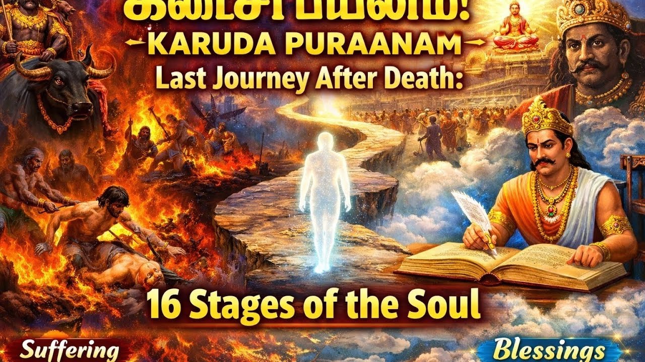 “Garuda Purana – மரணத்திற்குப் பிறகு ஆத்மாவின் 16 நிலைகள் | The Soul’s Journey After Death”