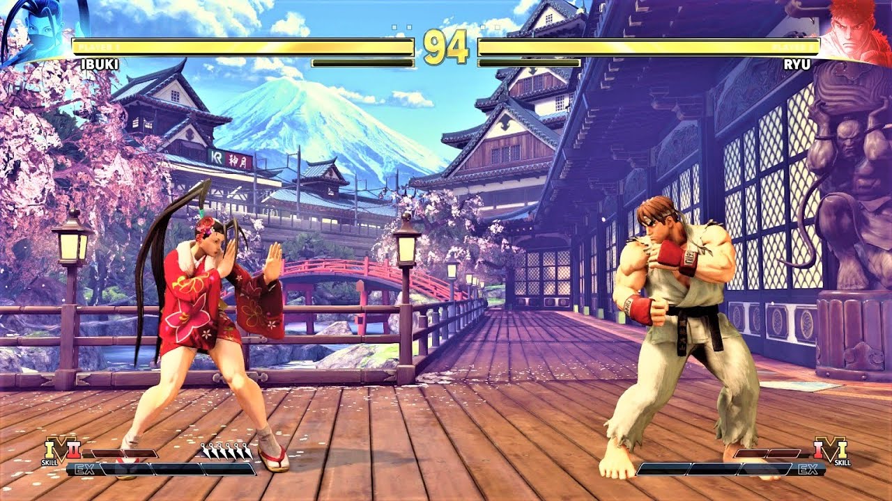 Ibuki vs Ryu (Hardest AI) - Street Fighter V