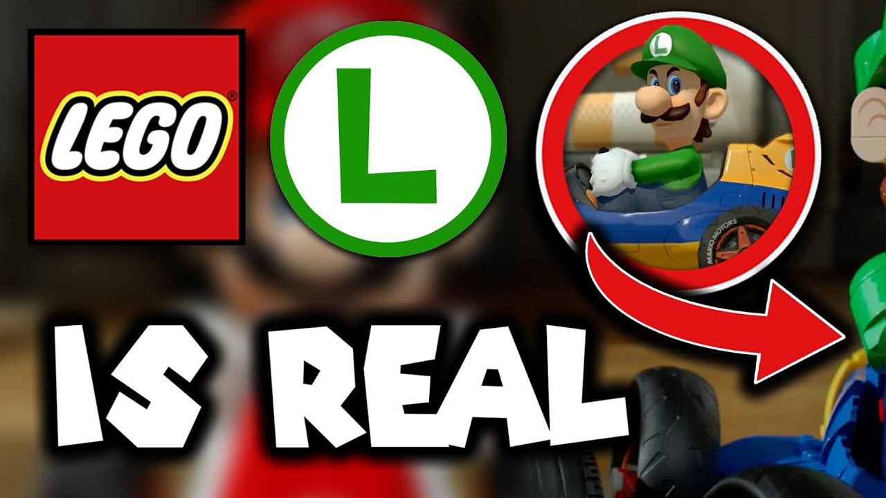 LEGO Luigi Mario Kart Set OFFICIALLY Teased