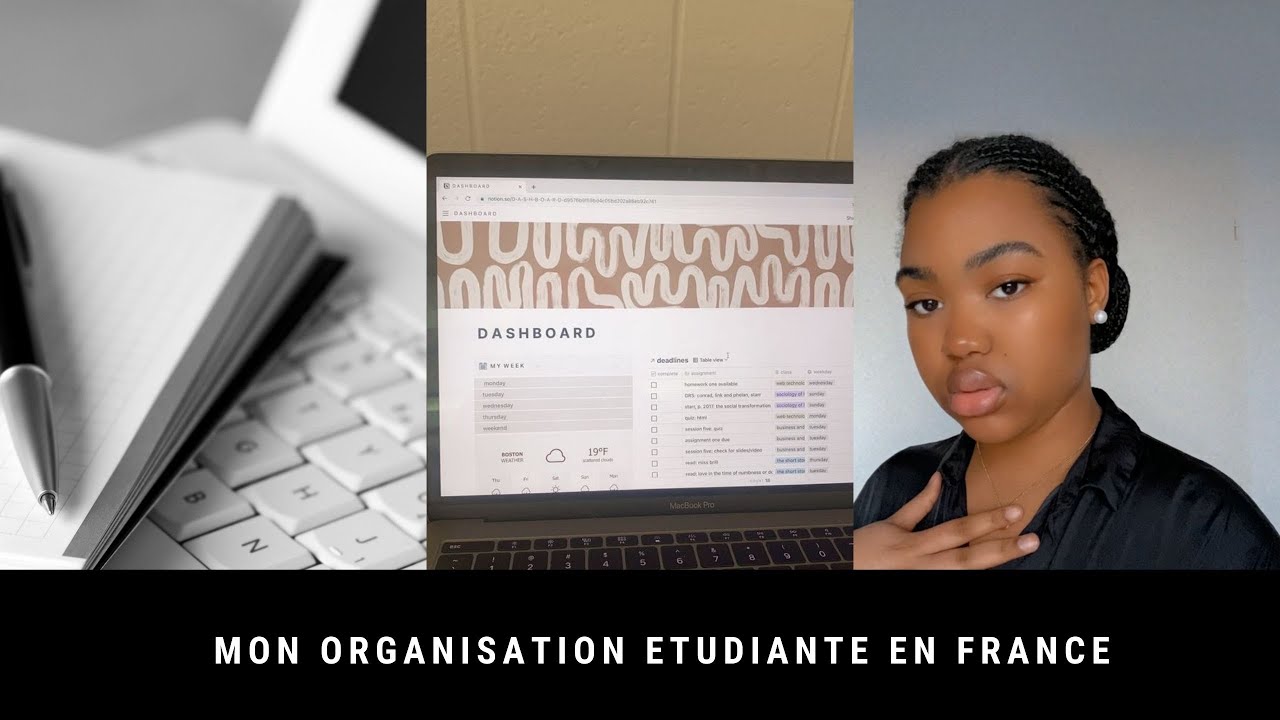 🇫🇷MON ORGANISATION ETUDIANTE  (COURS, GESTION DU TEMPS, VIVRE SEULE) PARTIE I