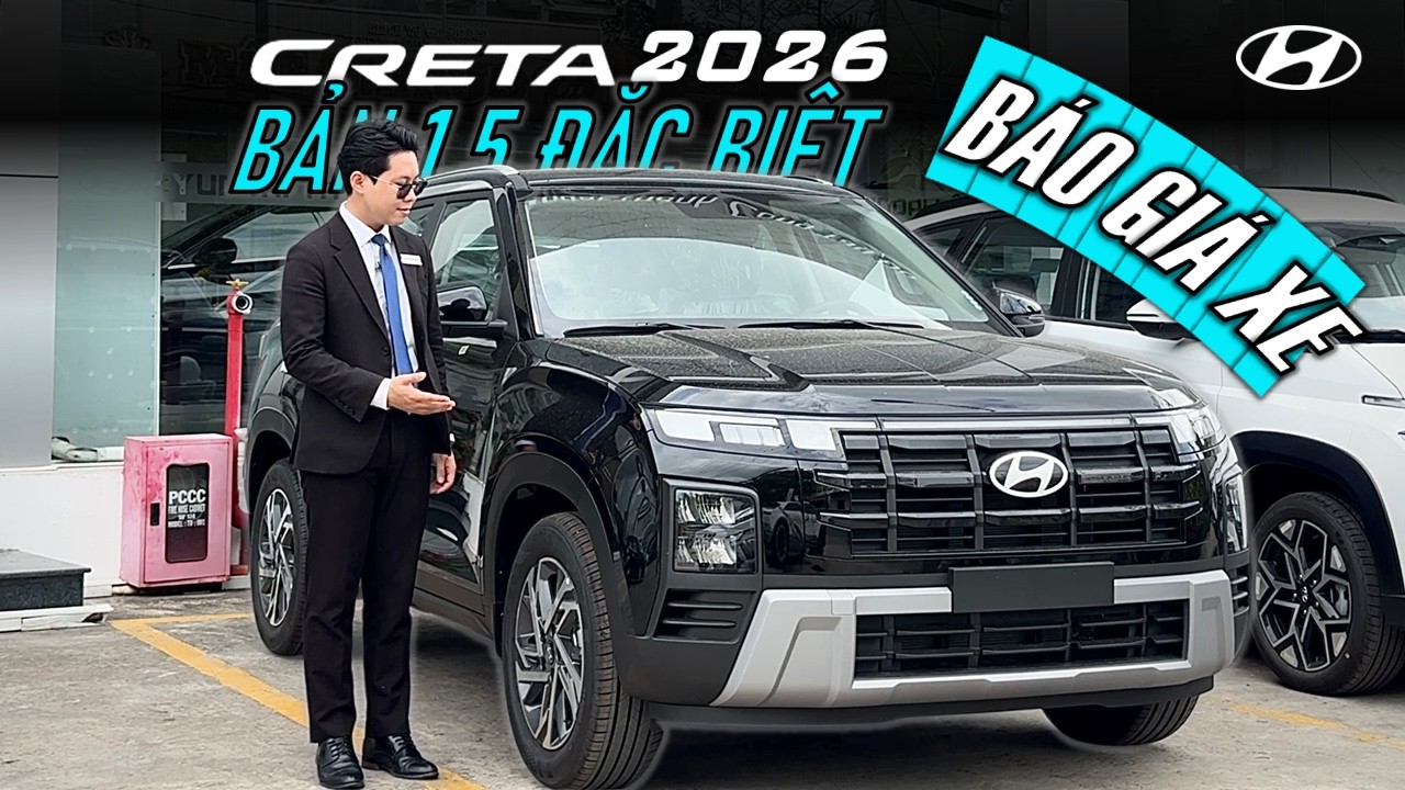 Giá Lăn Bánh Hyundai CRETA 1.5 Đặc Biệt 2026 | Đánh Giá Xe NEW CRETA FACELIFT 2026 Bản Gia Đình Dùng