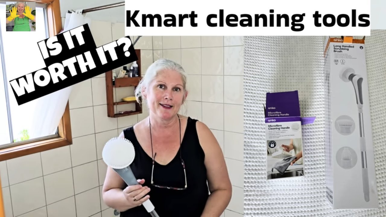 How Did They Go? Kmart Cleaning Tools Used to Clean Old, Dirty Bathroom  #anko #kmart