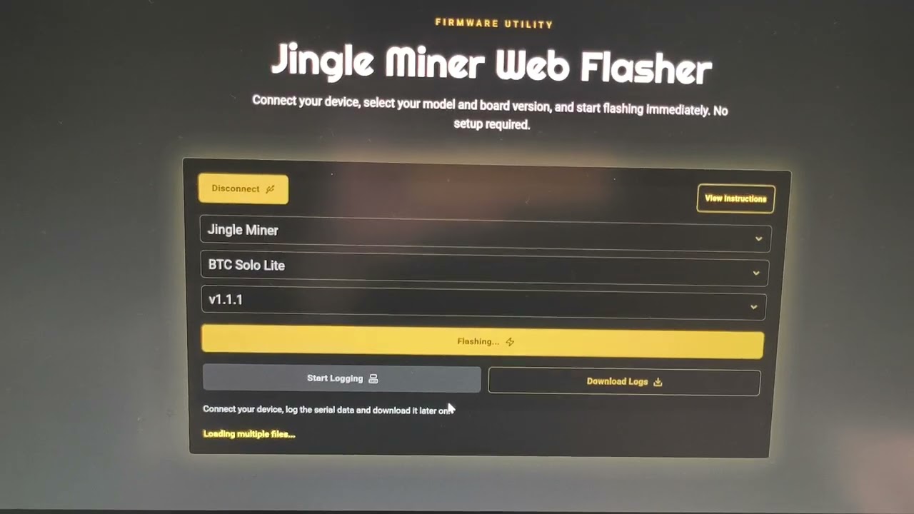 Новая прошивка Jingle Miner Solo v1.1.1: удалённый мониторинг и настройка