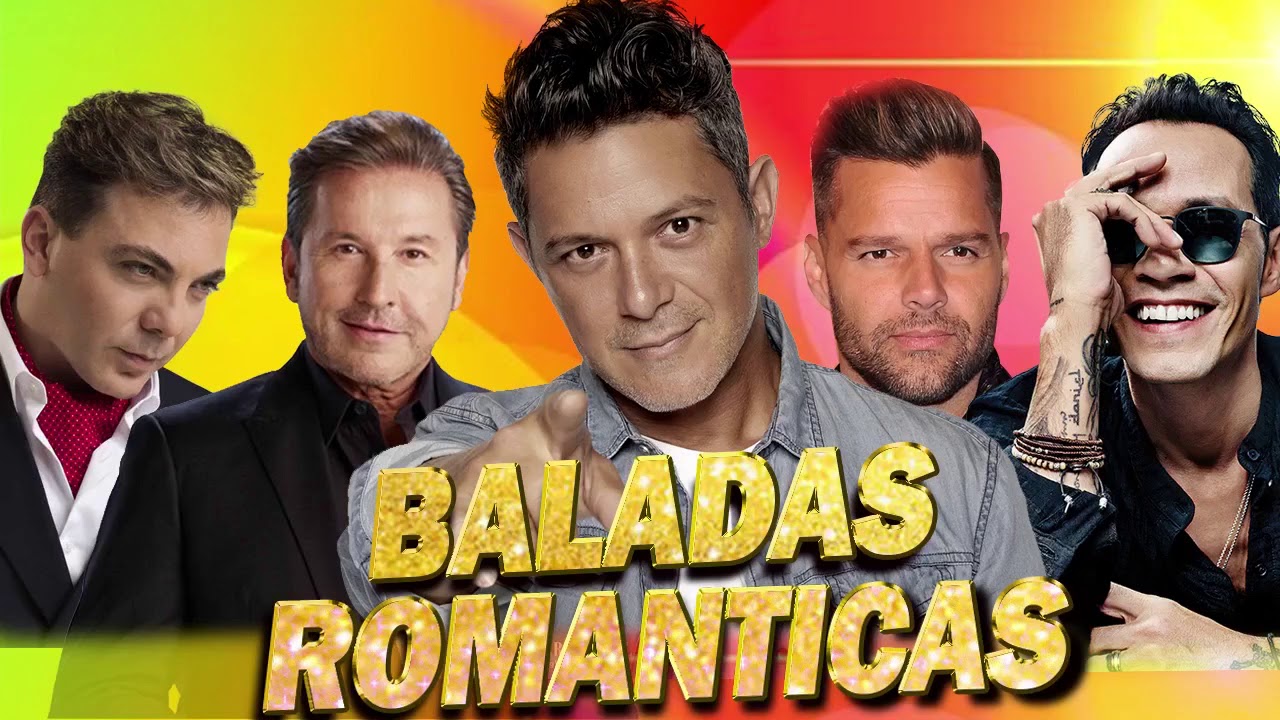 Alejandro Sanz, Marc Anthony, Ricky Martin, Christian Castro, Ricardo Montaner Exitos sus mejores ro