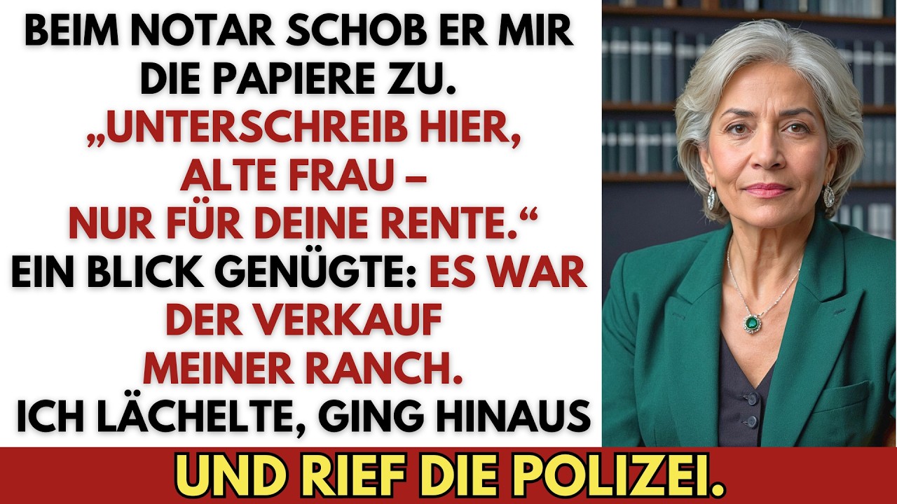 Mein Sohn wollte meine Ranch stehlen – doch ich hatte schon die Polizei gerufen.