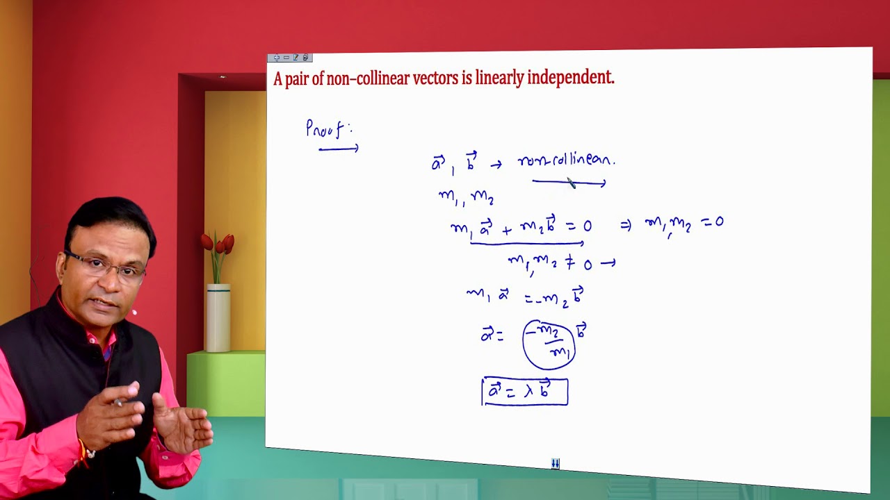 Dependent and independent vectors | Elementary concepts of vectors