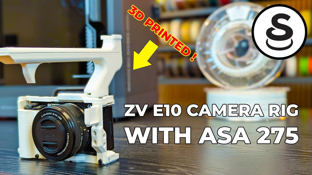 3D Printing a Sony ZV-E10 Camera Rig in ASA 275 | Strong & Durable Setup #spectrumfilaments