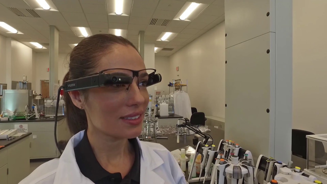 Vuzix M300 - Pharmaceutical/Biotech Industrial Augmented Reality for Manufacturing and R&D