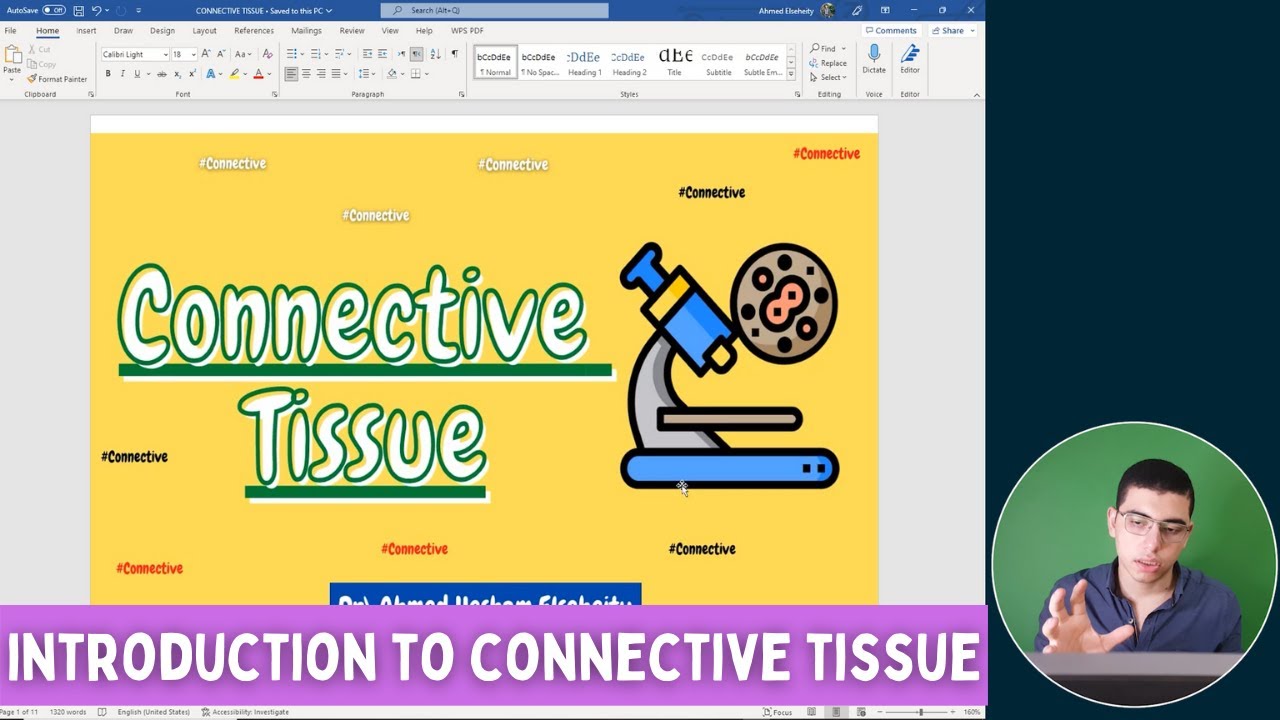 [NEW COURSE 2022] Introduction to Connective tissue | Histology