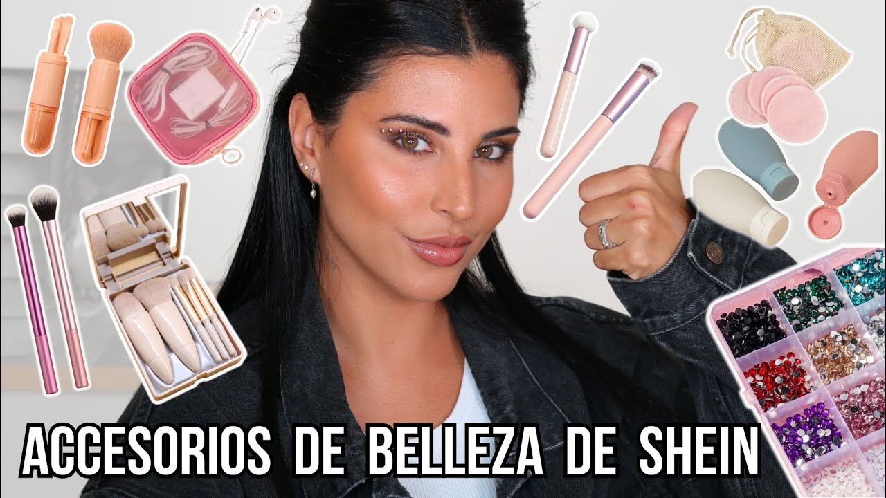 Accesorios de belleza de SHEIN: brochas de maquillaje, estuches, brillos para las uñas, etc.