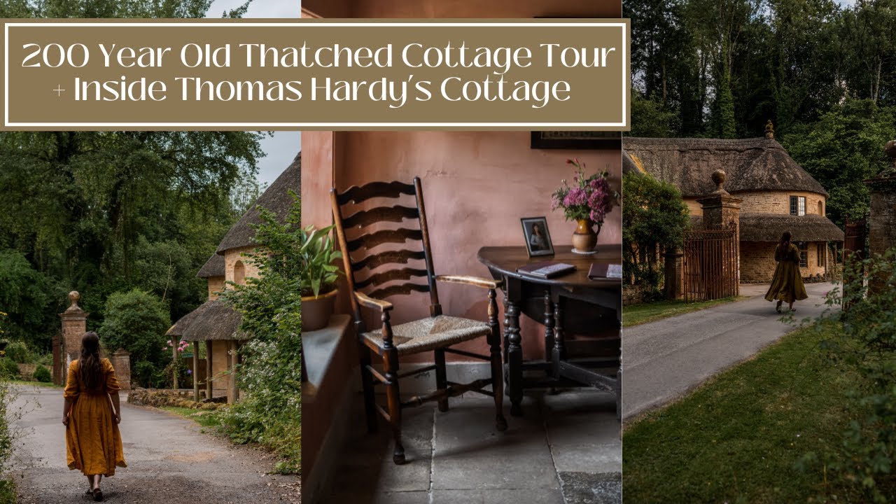 STEP INSIDE THIS 200 YEAR OLD THATCHED COTTAGE IN DORSET + A Visit To Thomas Hardy's Cottage