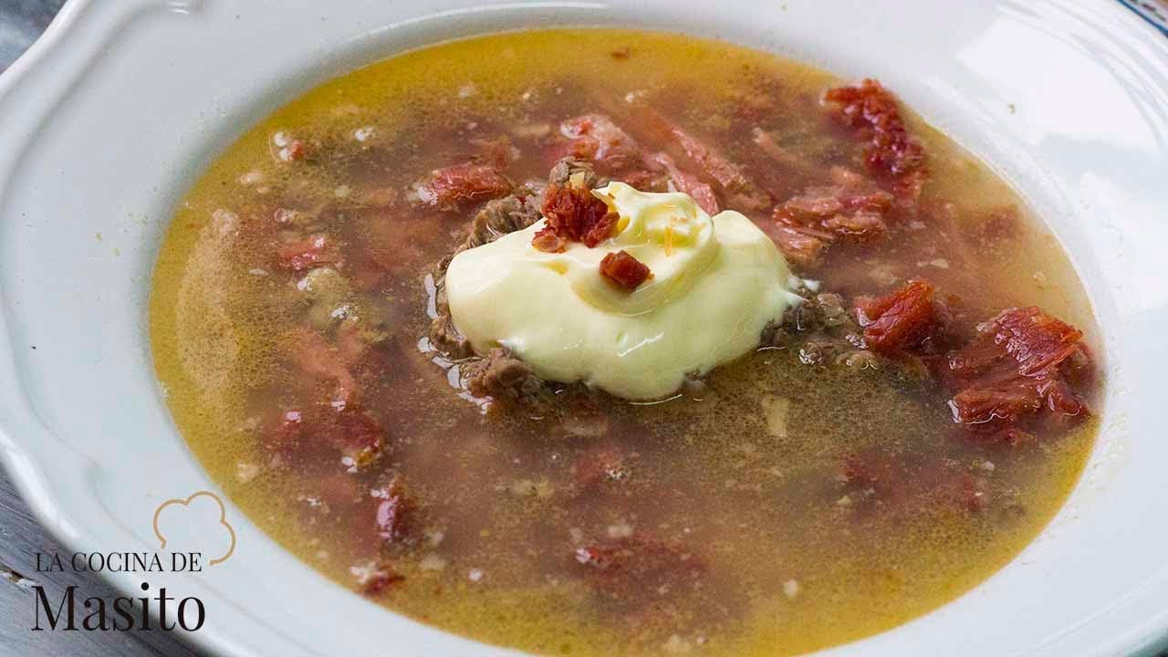 Sopa o consomé de navidad, muy rico y facil ¡Compruebalo!
