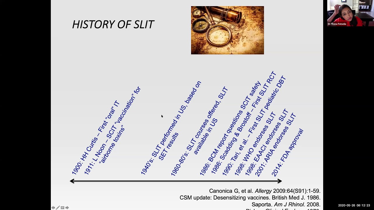 SLIT: discussion of in office vs FDA approved tablets - Dr. Mona Patadia