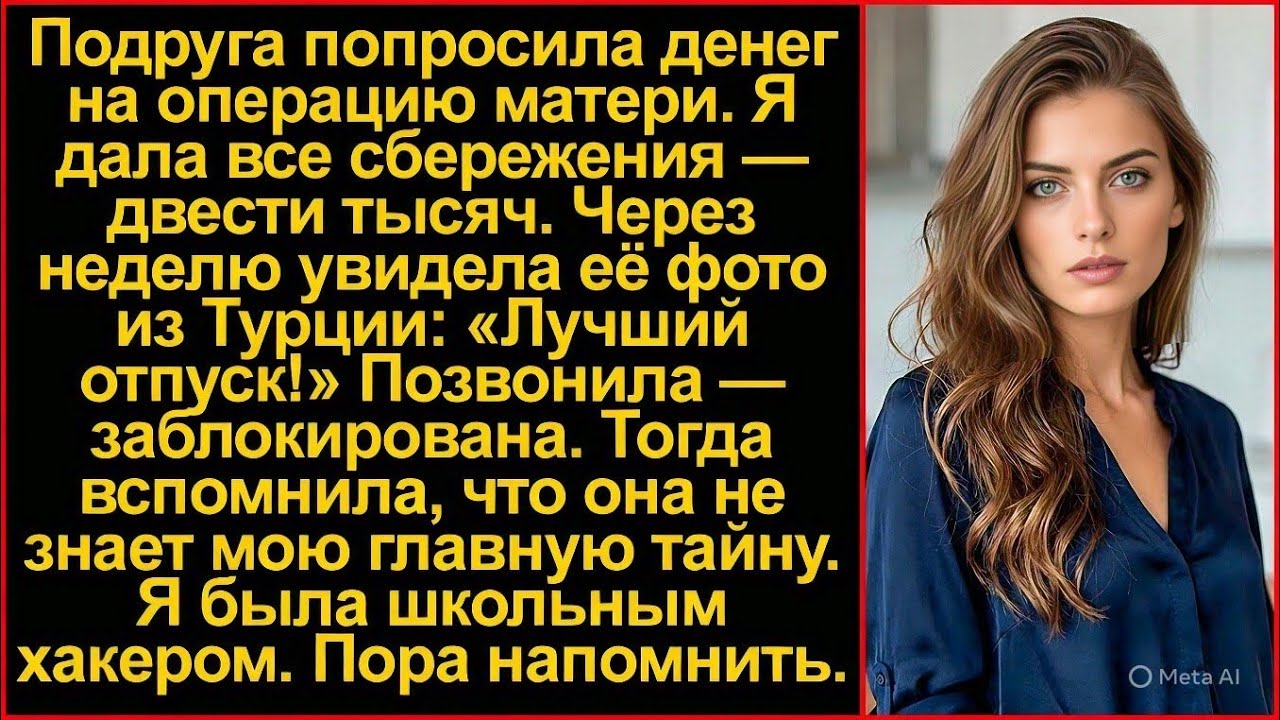 «Мама умирает!» — врала подруга ради денег. После её фото из Турции я вспомнила, что я хакер