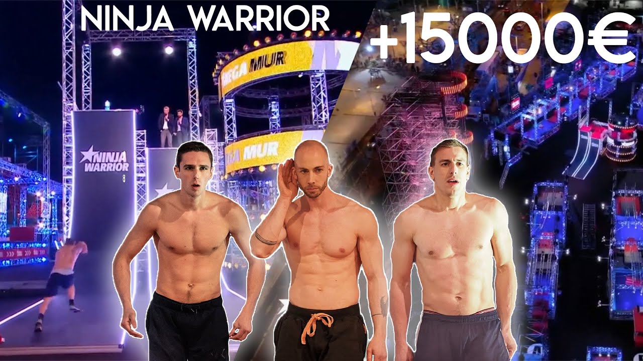 ON GAGNE 15000e à NINJA WARRIOR , TF1, West Coast Family