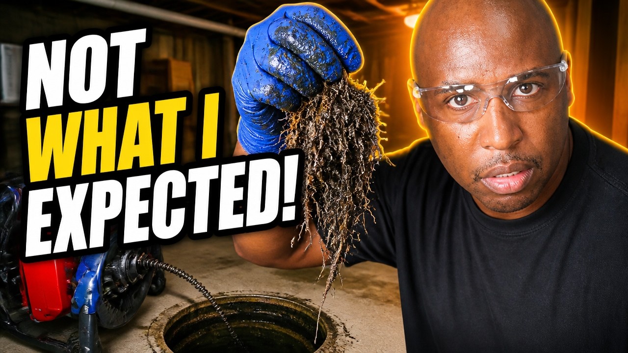 Attempting to Unclog My Sewer Drain... It Didn't Go as Planned!